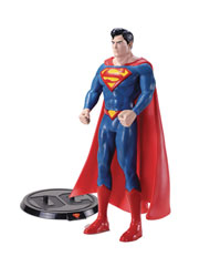 Image: DC Comic Bendy Figure: Superman  - The Noble Collection