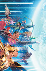 Image: Dark Crisis on Infinite Earths #5 (cover F incentive 1:100 foil card stock - Daniel Sampere & Alejandro Sanchez) - DC Comics
