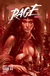 Image: Vampirella / Dracula: Rage #3 (cover F incentive 1:10 - Parrillo tint) - Dynamite