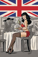 Image: Bettie Page Vol. 02 #4 (incentive cover - Chantler Virgin) (30-copy) - Dynamite