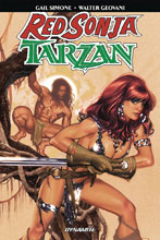 Image: Red Sonja / Tarzan Vol. 01 SC  - Dynamite