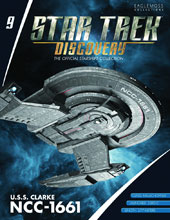 Image: Star Trek Discovery Official Starships Collection: U.S.S. Clarke - NCC-1661 #9 - Eaglemoss Publications Ltd