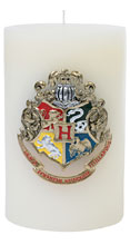 Image: Harry Potter Sculpted Insignia Candle: Hogwarts  - Insight Editions