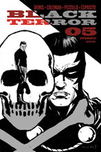 Image: Black Terror Vol. 02 #5 (incentive 1:20 cover - Fornes B&W)  [2020] - Dynamite