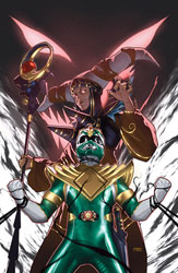 Image: Mighty Morphin Power Rangers #105 (cover E Unlockable - Taurin Clarke)  [2023] - Boom! Studios