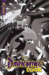 Image: Darkwing Duck #2 (cover O incentive 1:75 - Kambadais B&W) - Dynamite