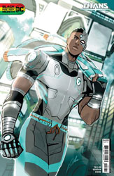 Image: Titans #8 (variant Black History Month cardstock cover - Nikolas Draper-Ivey) - DC Comics