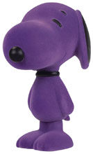 Image: Snoopy Flocked Vinyl Figure: Orchid  (5.5-inch) - Dark Horse Comics