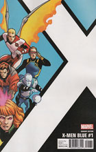 Image: X-Men: Blue #1 (Kirk Corner Box variant cover - 00171) - Marvel Comics