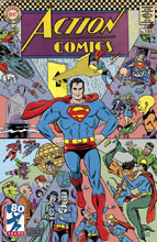 Image: Action Comics #1000 (variant 1960s cover - Michael Allred) - DC Comics