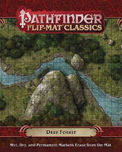 Image: Pathfinder Flip-Mat Classics: Deep Forest  - Paizo Inc