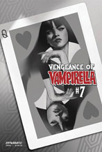 Image: Vengeance of Vampirella Vol. 02 #7 (incentive 1:30 cover - Oliver B&W) - Dynamite