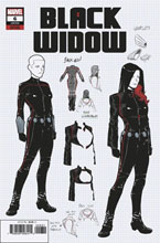 Image: Black Widow #6 (incentive 1:10 Design cover - Casagrande) - Marvel Comics