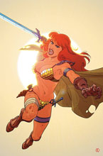 Image: Red Sonja: The Superpowers #4 (incentive 1:25 cover - Kano virgin) - Dynamite