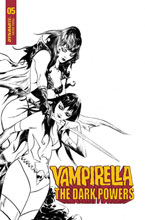 Image: Vampirella: The Dark Powers #5 (incentive 1:40 cover - Lee B&W) - Dynamite