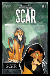 Image: Disney Villains: Scar #1 (cover L incentive 1:30 - Action Figure) - Dynamite