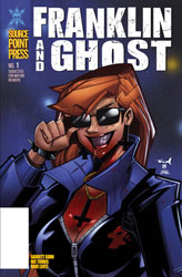 Image: Franklin and Ghost #1 (cover B - Trom Clark & Shelton) - Source Point Press