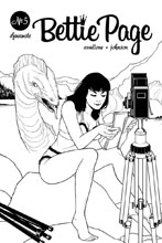 Image: Bettie Page Vol. 02 #5 (incentive cover - Ohta B&W) (40-copy) - Dynamite