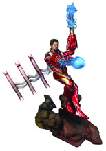 Image: Marvel Gallery Deluxe PVC Diorama: Avengers Infinity War - Iron Man MK50 Unmasked  - Diamond Select Toys LLC