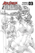 Image: Red Sonja: Age of Chaos #3 (incentive 1:50 cover - Quah sketch virgin) - Dynamite