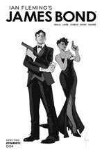 Image: James Bond #4 (incentive 1:20 cover - Richardson B&W Tint) - Dynamite