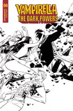 Image: Vampirella: The Dark Powers #4 (incentive 1:40 cover - Lee B&W) - Dynamite