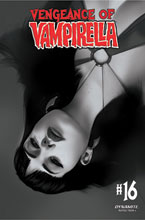 Image: Vengeance of Vampirella Vol. 02 #16 (incentive 1:30 cover - Oliver B&W)  [2021] - Dynamite