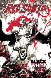 Image: Red Sonja: Black, White & Red #8 (cover H incentive 1:30 - Mack B&W) - Dynamite