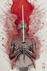 Image: Red Sonja: Black, White & Red #8 (cover I - Mack virgin) - Dynamite