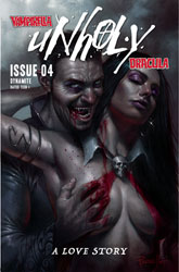 Image: Vampirella / Dracula: Unholy #4 (cover A - Parrillo) - Dynamite