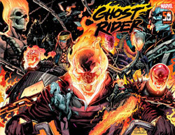 Image: Ghost Rider #1 (variant wraparound cover) (DFE signed - Stegman) - Dynamic Forces