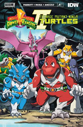 Image: MMPR / TMNT II #4 (cover C MMPR - Gibson) - Boom! Studios
