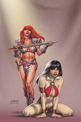 Image: Vampirella vs. Red Sonja Vol. 02 #5 (cover J incentive 1:25 - Linsner virgin) - Dynamite