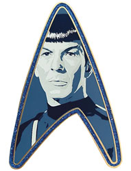 Image: Star Trek: Original Series Delta Pin - Spock  - Zen Monkey Studios LLC