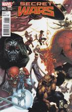 Image: Secret Wars #7 (Bianchi Connecting variant cover - 00721) - Marvel Comics