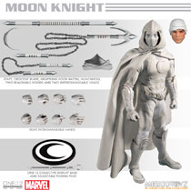 Image: One-12 Collective Marvel Action Figure: Moon Knight  - Mezco Toys