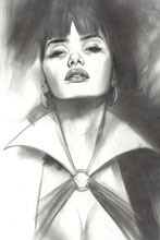 Image: Vengeance of Vampirella Vol. 02 #10 (incentive 1:30 cover - Oliver B&W) - Dynamite