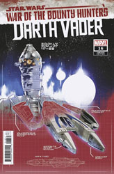 Image: Star Wars: Darth Vader #16 (variant Blueprint cover - Villanelli) - Marvel Comics
