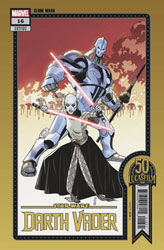 Image: Star Wars: Darth Vader #16 (WoBH) (variant Lucasfilm 50th cover - Sprouse) - Marvel Comics