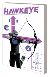Image: Hawkeye by Fraction and Aja: The Saga of Barton and Bishop SC  (Direct Market cover - Aja) - Marvel Comics