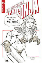 Image: Invincible Red Sonja #5 (cover D - Cho) - Dynamite