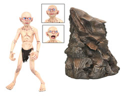 Image: Lord of the Rings Deluxe Action Figure: Gollum  - Diamond Select Toys LLC
