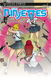 Image: Ninjettes #1 (cover M - Atlas signed) - Dynamite