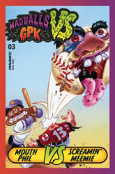 Image: Madballs vs. Garbage Pail Kids #3 (cover C - Simko Trading Card) - Dynamite