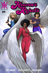 Image: Heavens Reject #1 (cover A - Monik) - Source Point Press