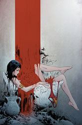 Image: Vampirella vs. The Superpowers #5 (cover N incentive 1:25 - Lee virgin) - Dynamite