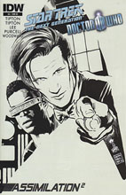 Image: Star Trek: TNG / Doctor Who - Assimilation #4 (10-copy incentive cover) - IDW Publishing