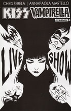 Image: Kiss / Vampirella #3 (1:10 b&w incentive cover - Ihde) - Dynamite