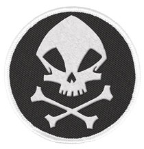Image: Umbrella Academy Patch: Kraken Skull Logo  - Dark Horse Comics