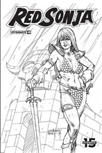 Image: Red Sonja Vol. 05 #7 (incentive cover - Linsner B&W) (30-copy) - Dynamite